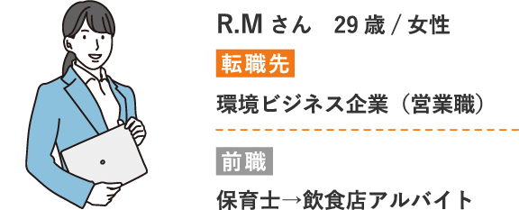 環境ビジネス企業（営業職）